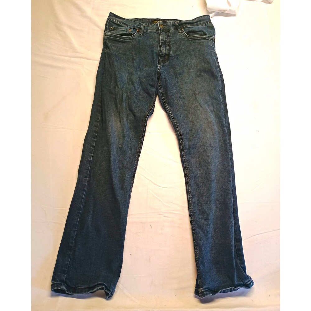 Urban Star Men's Jeans 34x30 Blue Straight Leg Stretch Denim